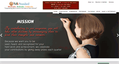Desktop Screenshot of kidsstandard.org